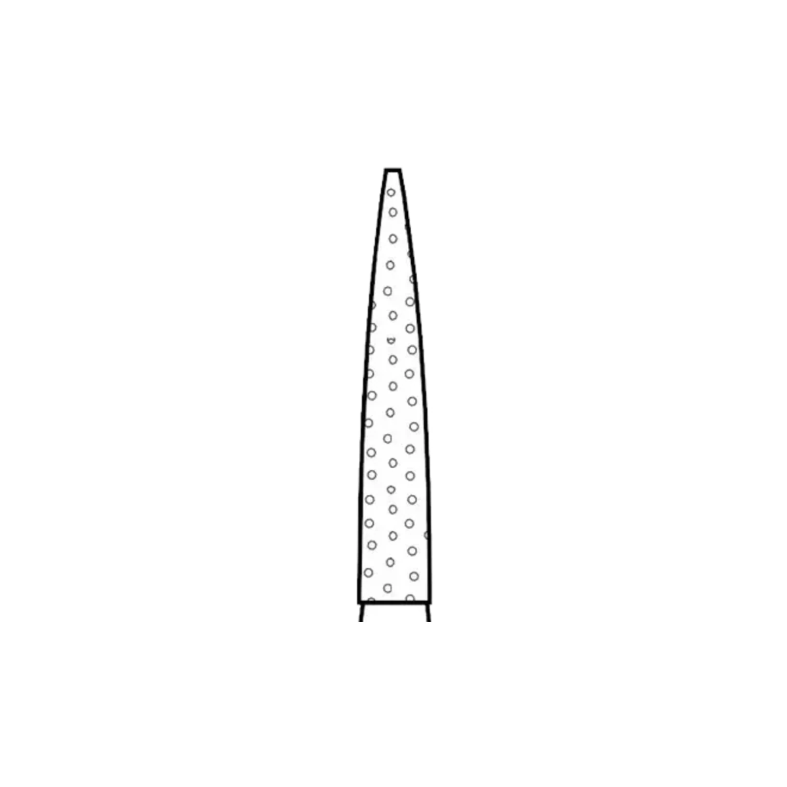 Premier Two Striper Diamond Bur FG, Flame, #260.8, Coarse, Green Ring, 5/Pk, 2015123 thumbnail 7