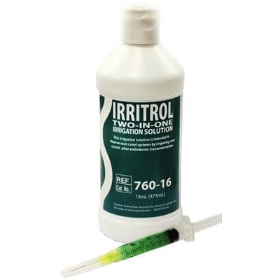 Irritrol Two-In-One Endo Irrigation Solution, EDTA & Chlorhexidine, 16 oz Bottle, Green, 760-16 thumbnail 5