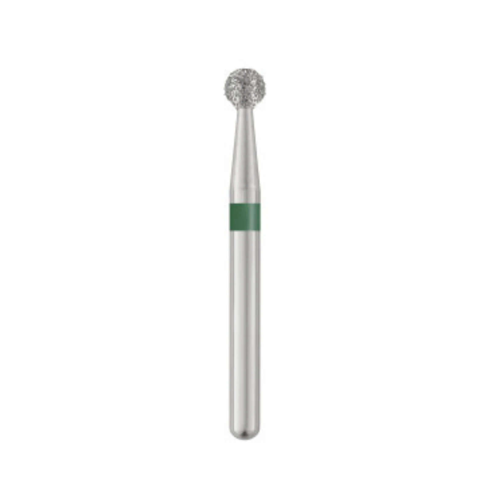Piranha Diamond Single-Use Burs, FG, Round, #801-021C, 2.1 mm, Coarse, Green, 25/Pk thumbnail 3