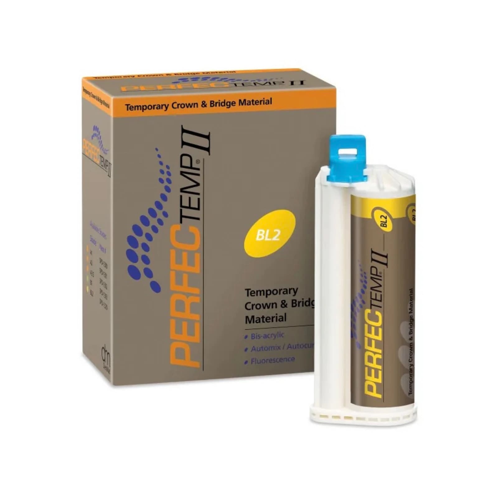 PERFECTemp II Automix Bis-Acrylic Provisional Crown & Bridge Material, Shade BL2, 50 mL Cartridge Refill (with 15 Mixing Tips), SPD1320 thumbnail 10