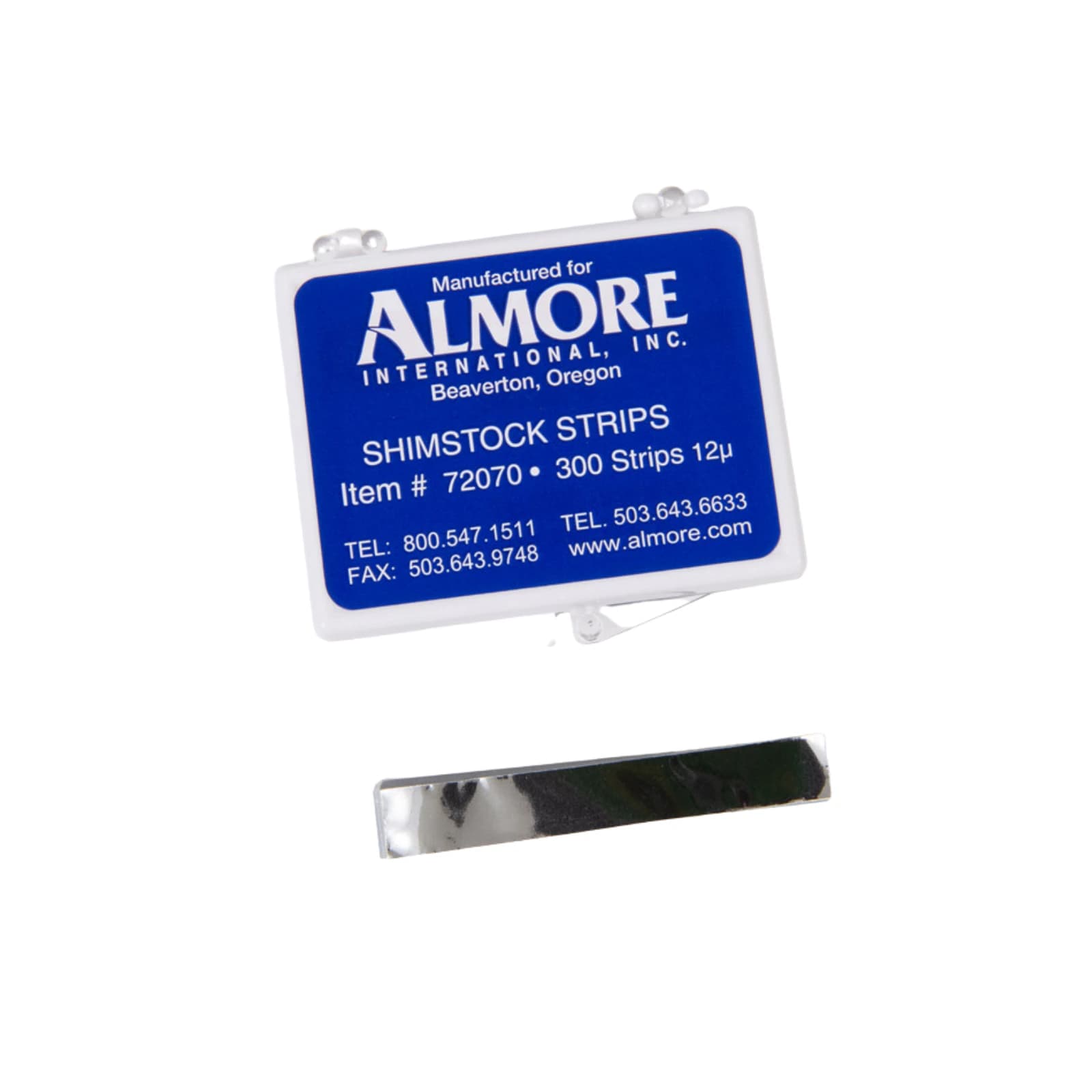 Shimstock Foil Articulating Strips, 12 Micron, 2" x 3/8", 300/Pk, 72070 thumbnail 7