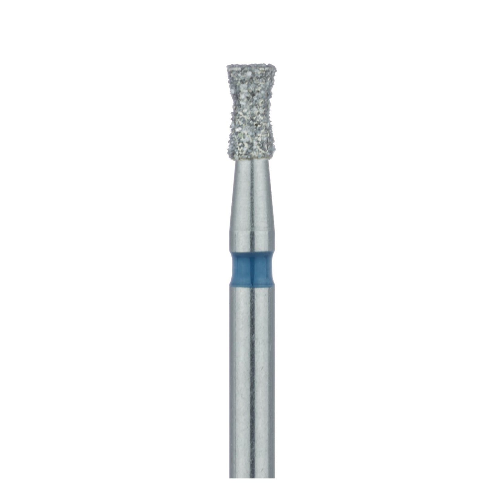 Meisinger 806-018-FG Diamond Bur, FG, Medium Grit, Blue Ring, Hourglass/Double Inverted Cone, 1.8 mm Head Diameter, 3.0 mm Head Length, 5/Pack thumbnail 3