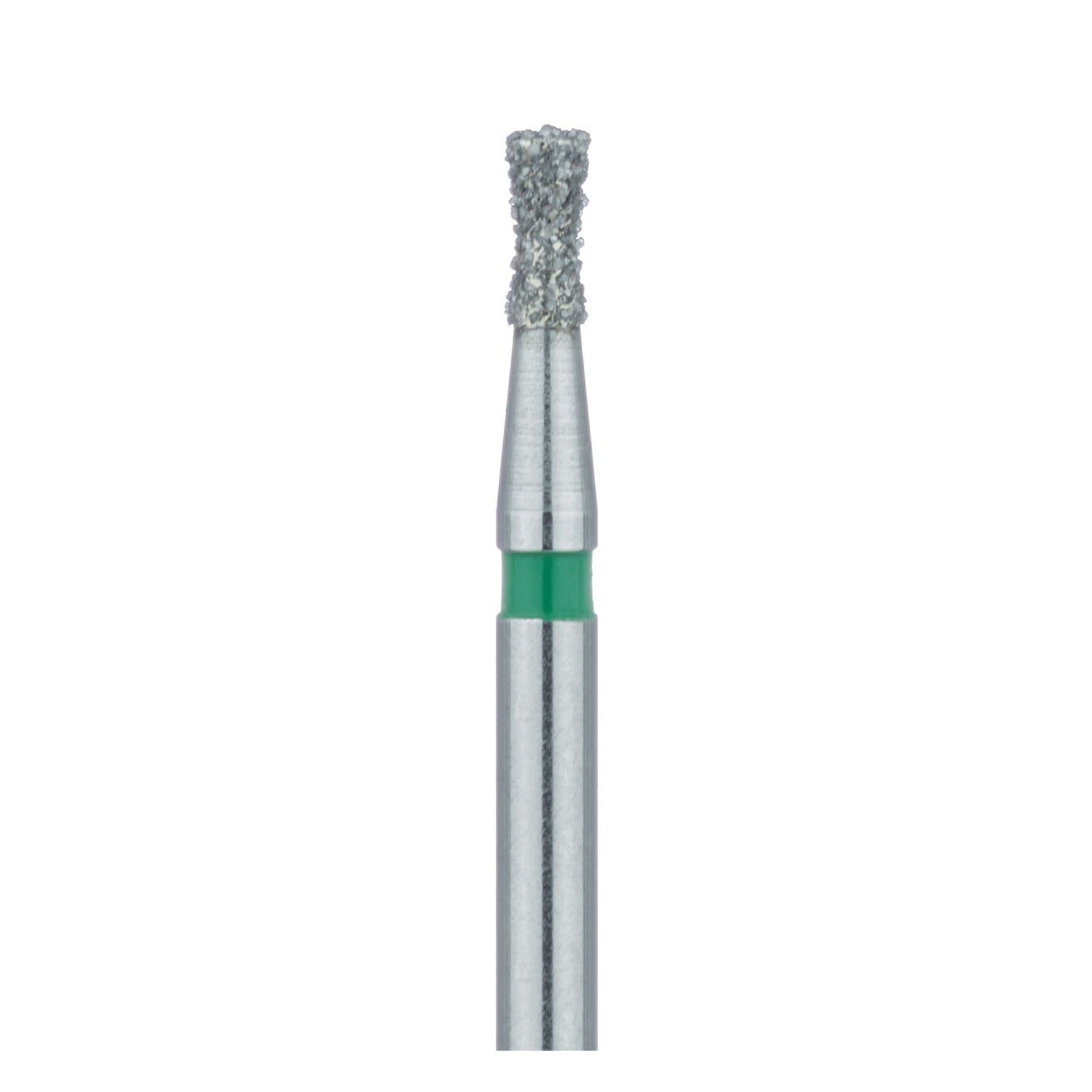 Meisinger Diamond Bur FG 806G-014, Coarse (Green), Hourglass/Double Inverted Cone, 1.4 mm Head Diameter, 3.0 mm Head Length, 5/Pk thumbnail 4