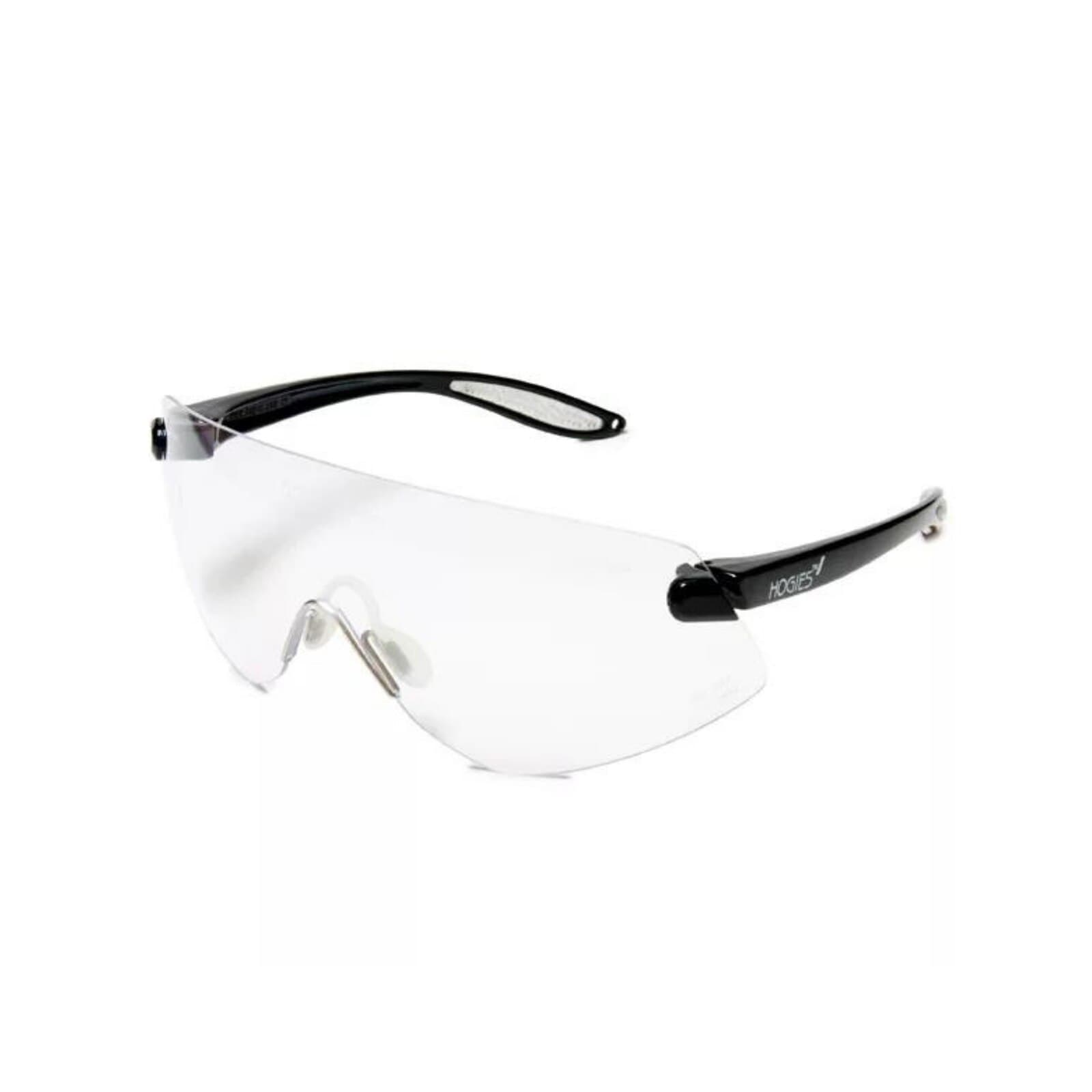 Hager Outback Protective Eyewear, Clear Lens, Black Frame, 1 Pair, 100702 thumbnail 2