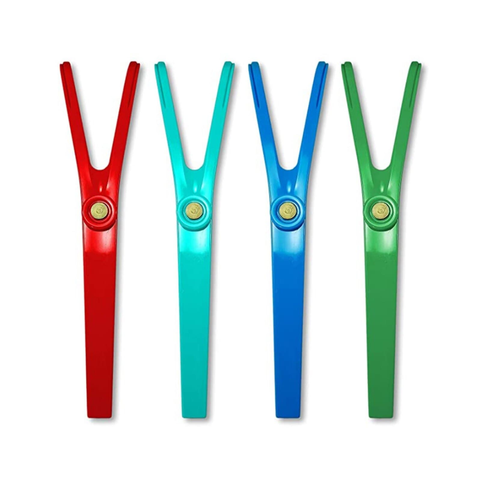 FlossAid Dental Floss Holder, Angled Head, Long Handle, Reusable, 18/Box, FADFHW thumbnail 2