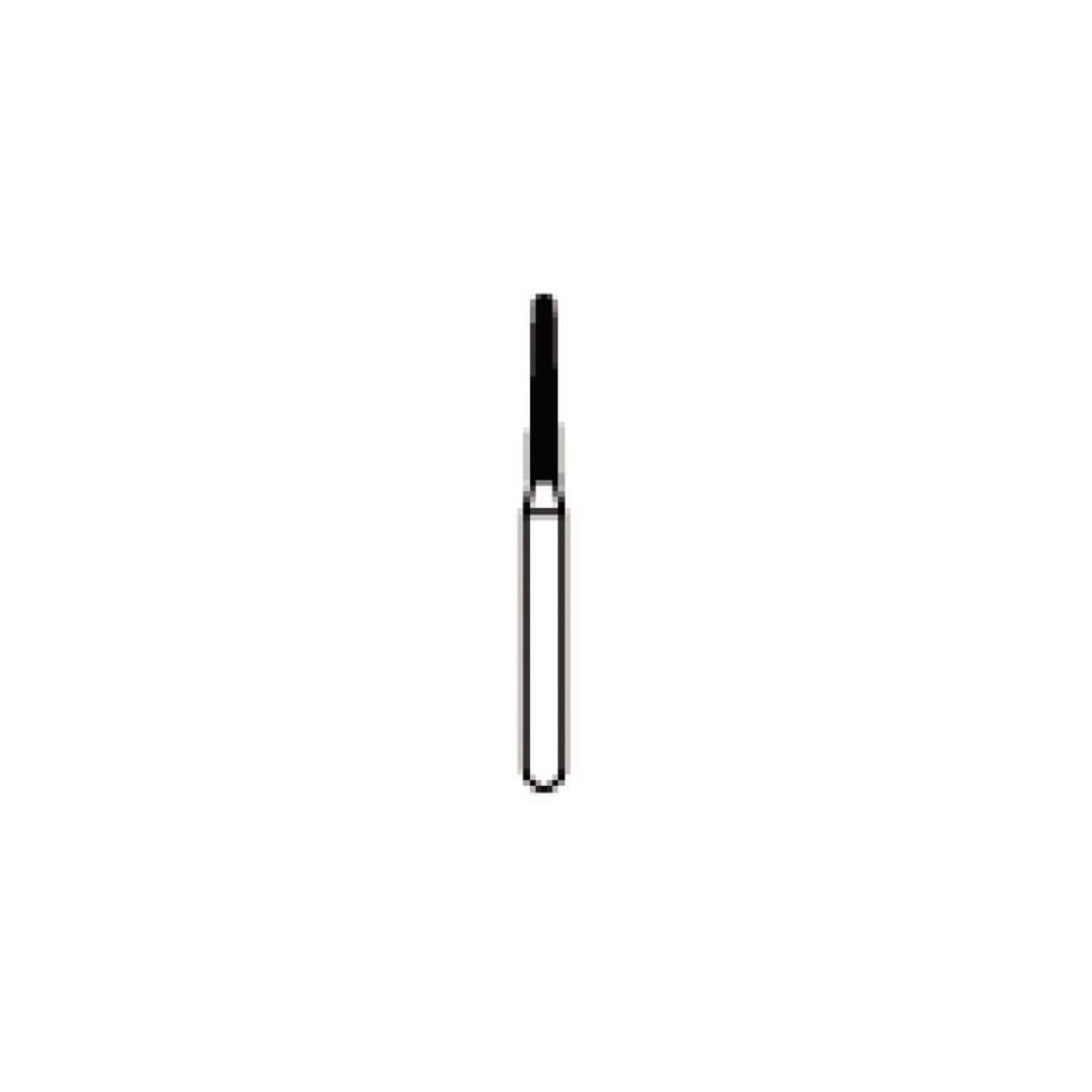 NTI Diamond Bur, Super Coarse, Round End Taper, FG Short Shank, #856-025 (SC856-025M), 5/Pkg thumbnail 2