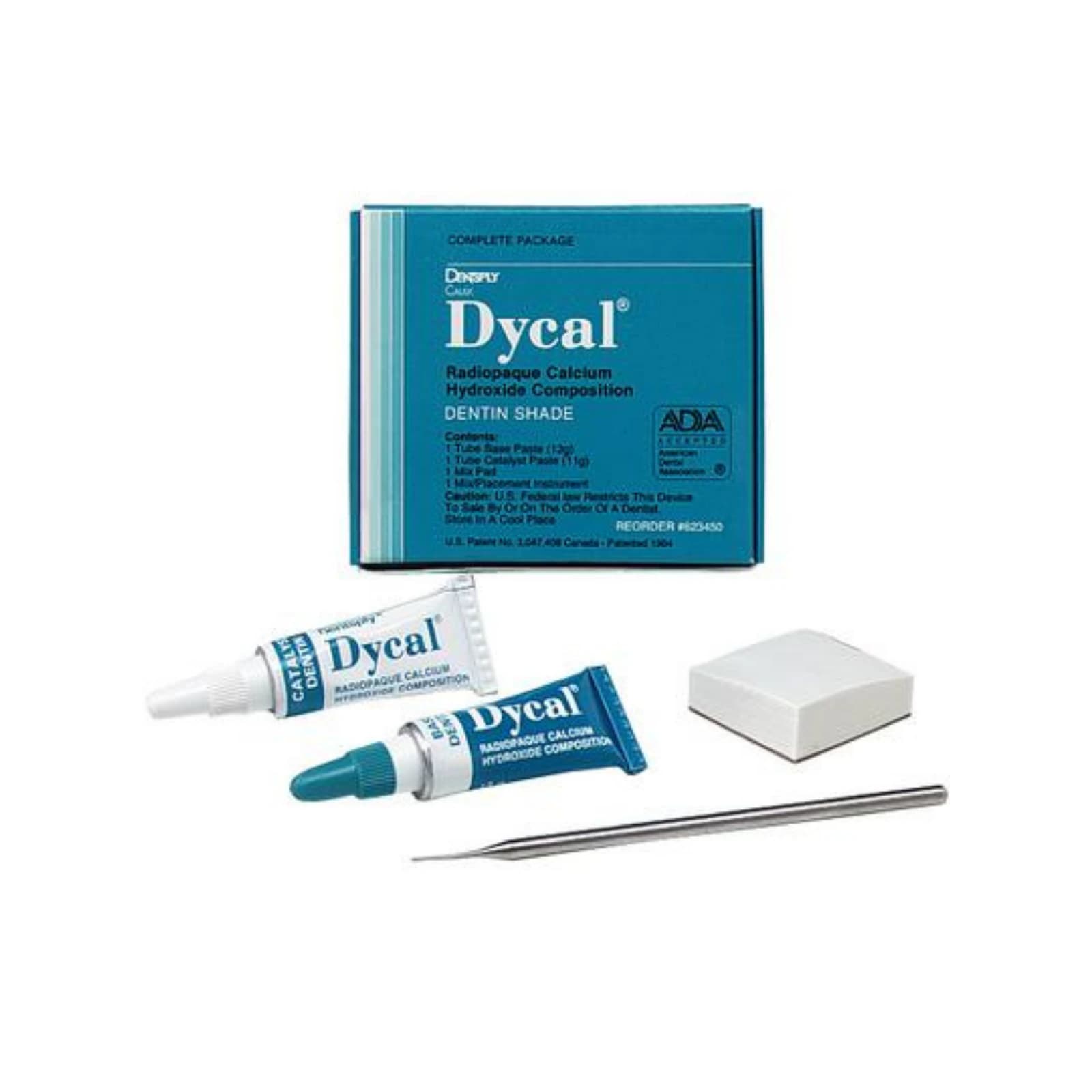 Dycal Calcium Hydroxide Cavity Liner Placement Instrument, Single End, Stainless Steel, 1/Pk, 623117 thumbnail 2
