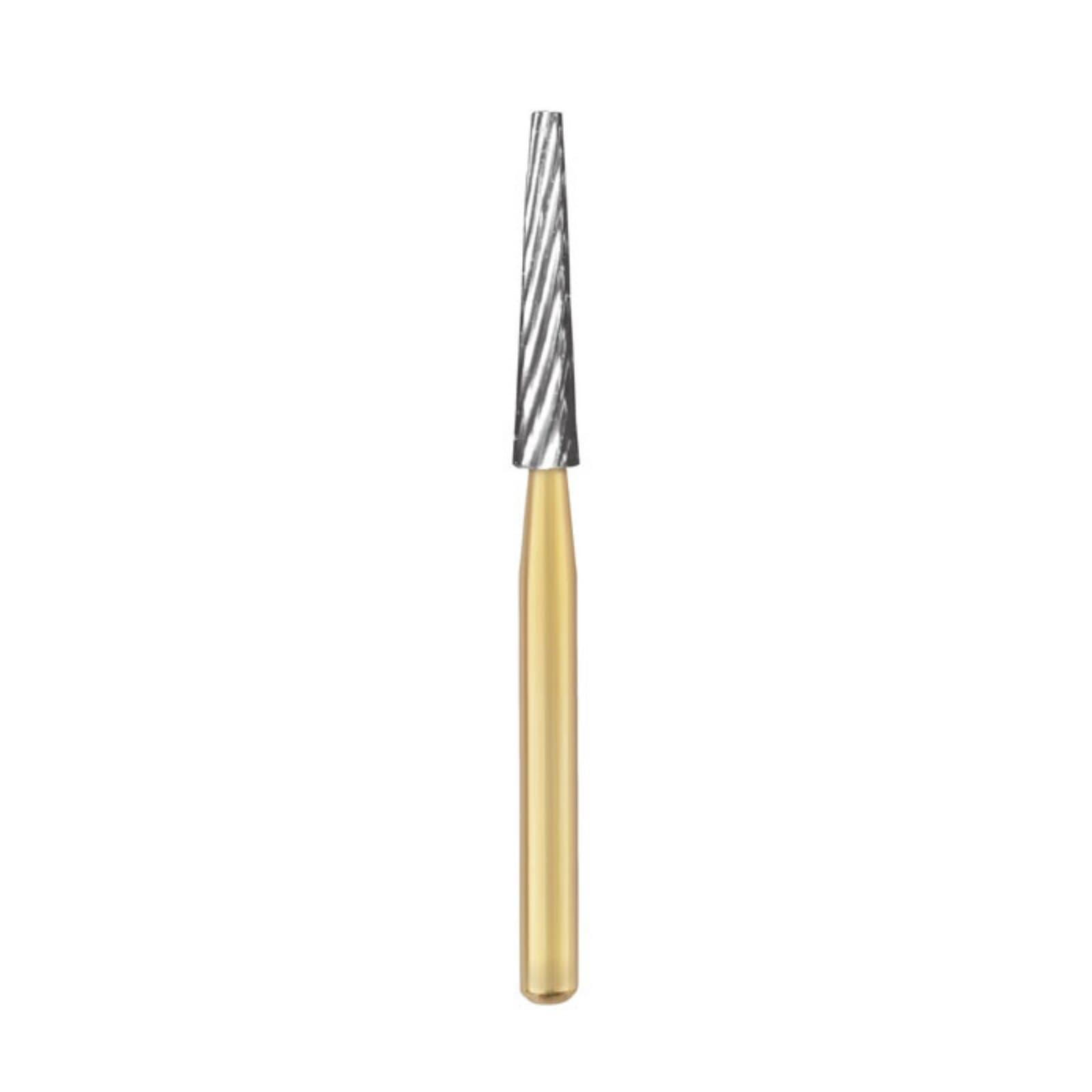 Midwest® Trimming and Finishing Carbide Bur, FG - Tapered Cone 12 Blade, #7206, 1.8 mm Diameter, 8.8 mm Length, 10/Pkg, 389518 - Midwest® Trimming and Finishing Carbide Burs, FG - Tapered Cone 12 Blade, # 7206, 1.8 mm Diameter, 8.8 mm Length, 10/Pkg - Image 1