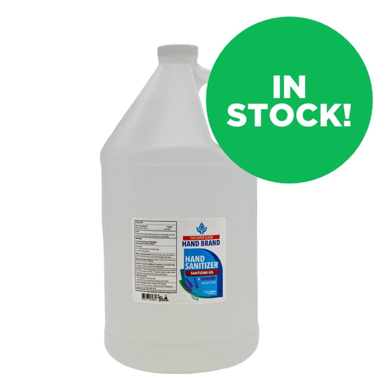 Hand Sanitizer Gel, 70% Alcohol, 1 Gallon with Pump, 4/Case - Hand Sanitizer Gallon 4/Cs - Image 1