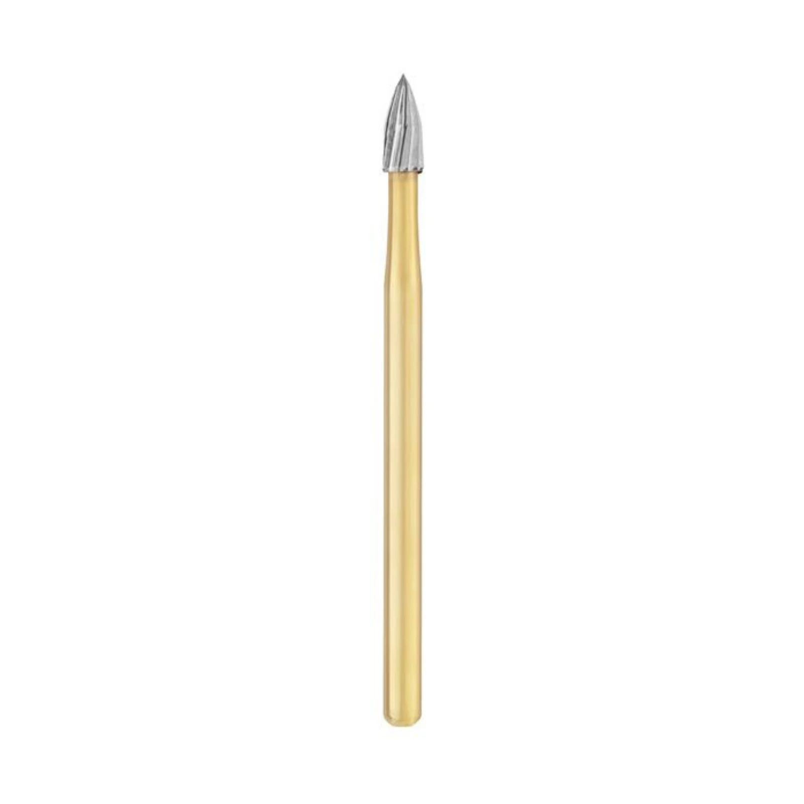 Midwest Trimming and Finishing Carbide Bur, FG - Flame 12 Blade, #7106, 1.8 mm Diameter, 3.6 mm Length, 10/Pkg, 389514 thumbnail 2
