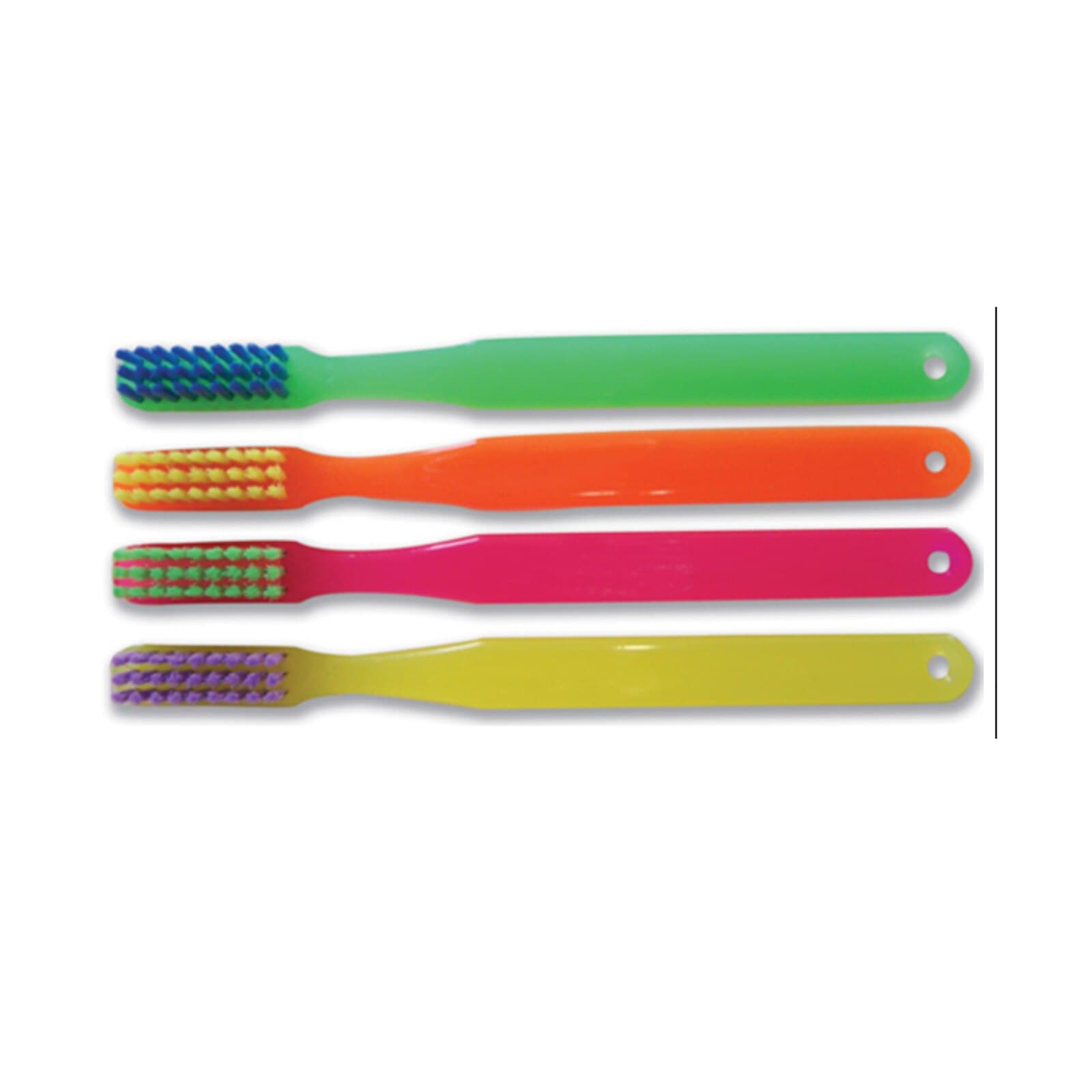 OraBrite Economy Toothbrush Child Neon, Soft Bristles, 144/Case, PR141 thumbnail 2