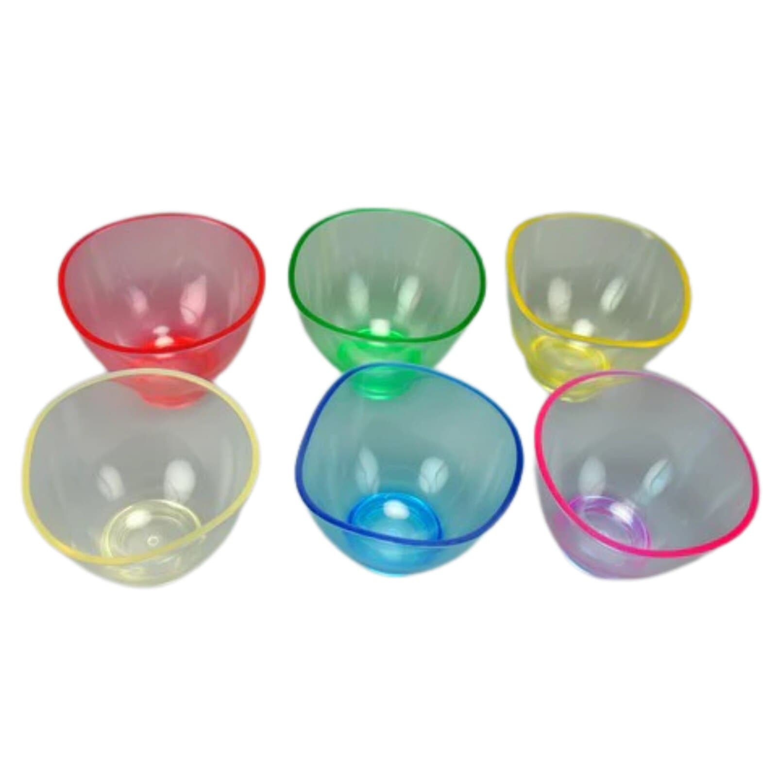 Candeez Flexible Mixing Bowls, Medium, 10 oz, Assorted Colors, 6/Pk - Candeez Flexible Mixing Bowls Medium 10oz Assorted 6/Pk - Image 1