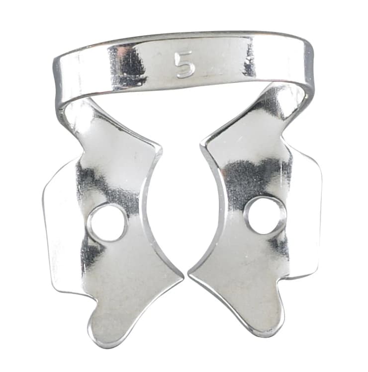 Integra Miltex Rubber Dam Clamp #5, Winged, Upper Molar, 1/Each thumbnail 2