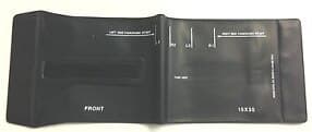 Vinyl Panoramic Cassette Sleeve with Velcro Tongue, 6x12 - Vinyl Panoramic Cassette Sleeve w/Velcro Tongue 6x12 - Image 1