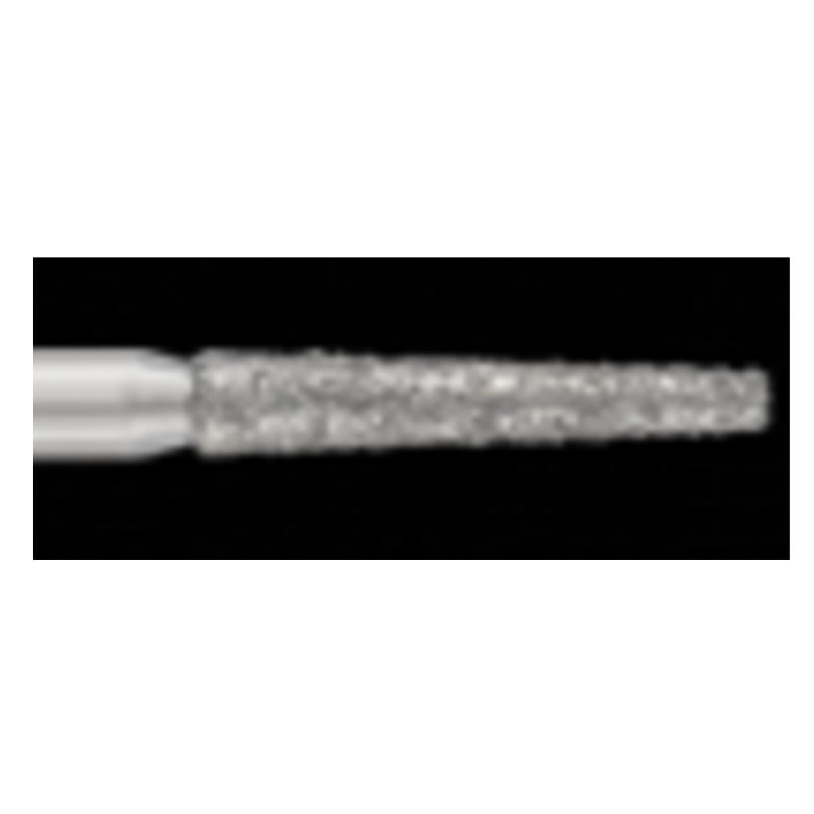 SS White Piranha Diamond Bur 847-016SC-SS, Super Coarse, Flat End Taper, FG Short Shank, Single-Use, 25/Pk thumbnail 2