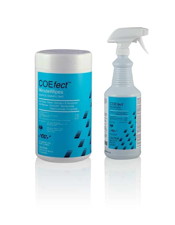 COEfect MinuteWipes Surface Disinfectant Wipes, 6" x 6.75", 160/Canister, 557200 thumbnail 6