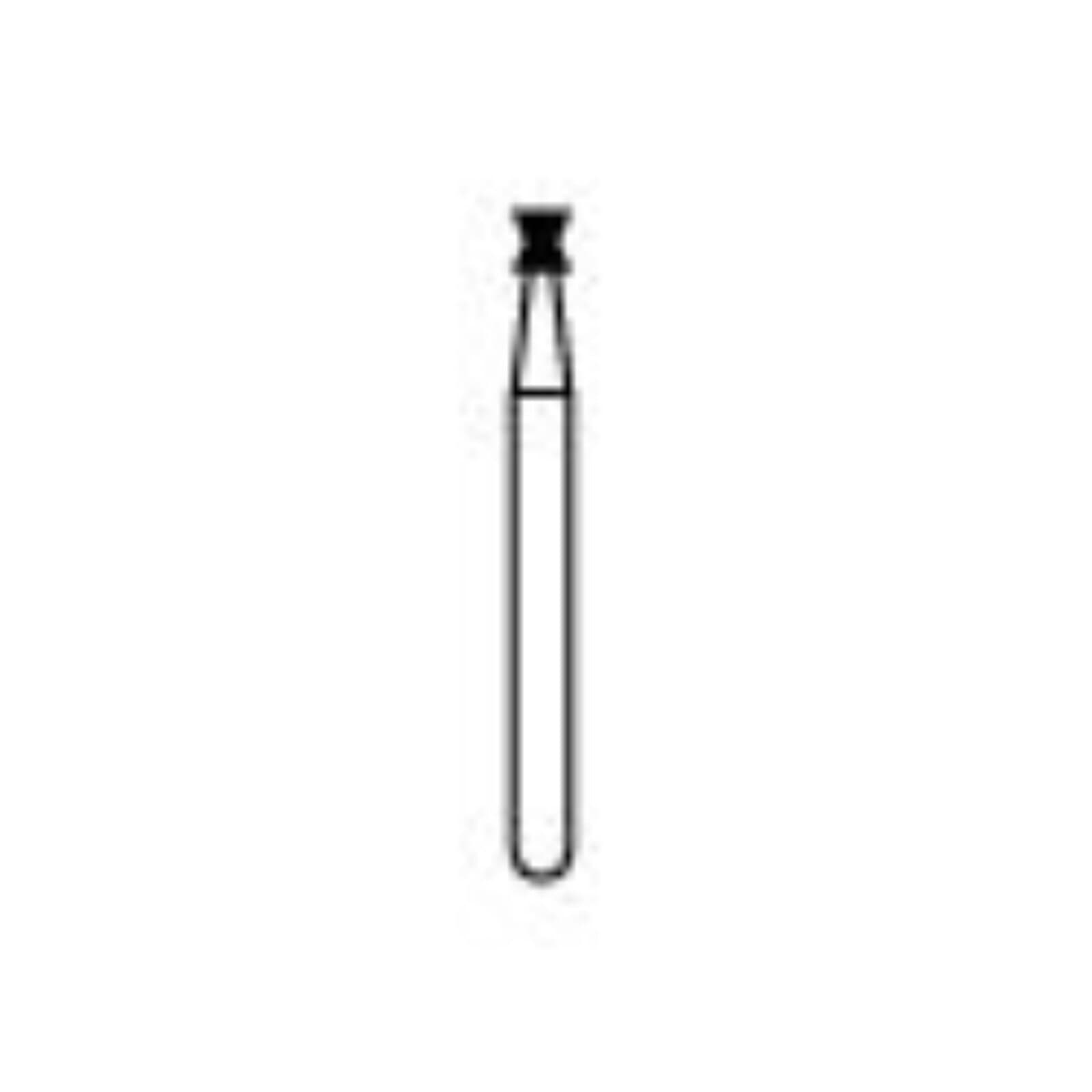 NTI Diamond Bur FG Medium Amalgam Remover #813-014 (M813-014), 1.4 mm Diameter, 1.6 mm Head Length, 5/Pack thumbnail 2