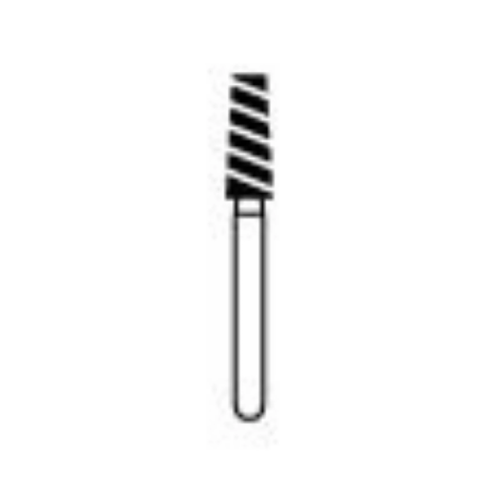 NTI Turbo Diamond Bur, Super Coarse, Flat End Taper, Friction Grip, 2.5 mm Diameter, 7.0 mm Length, 5/Pack, SC846-T-025 thumbnail 2