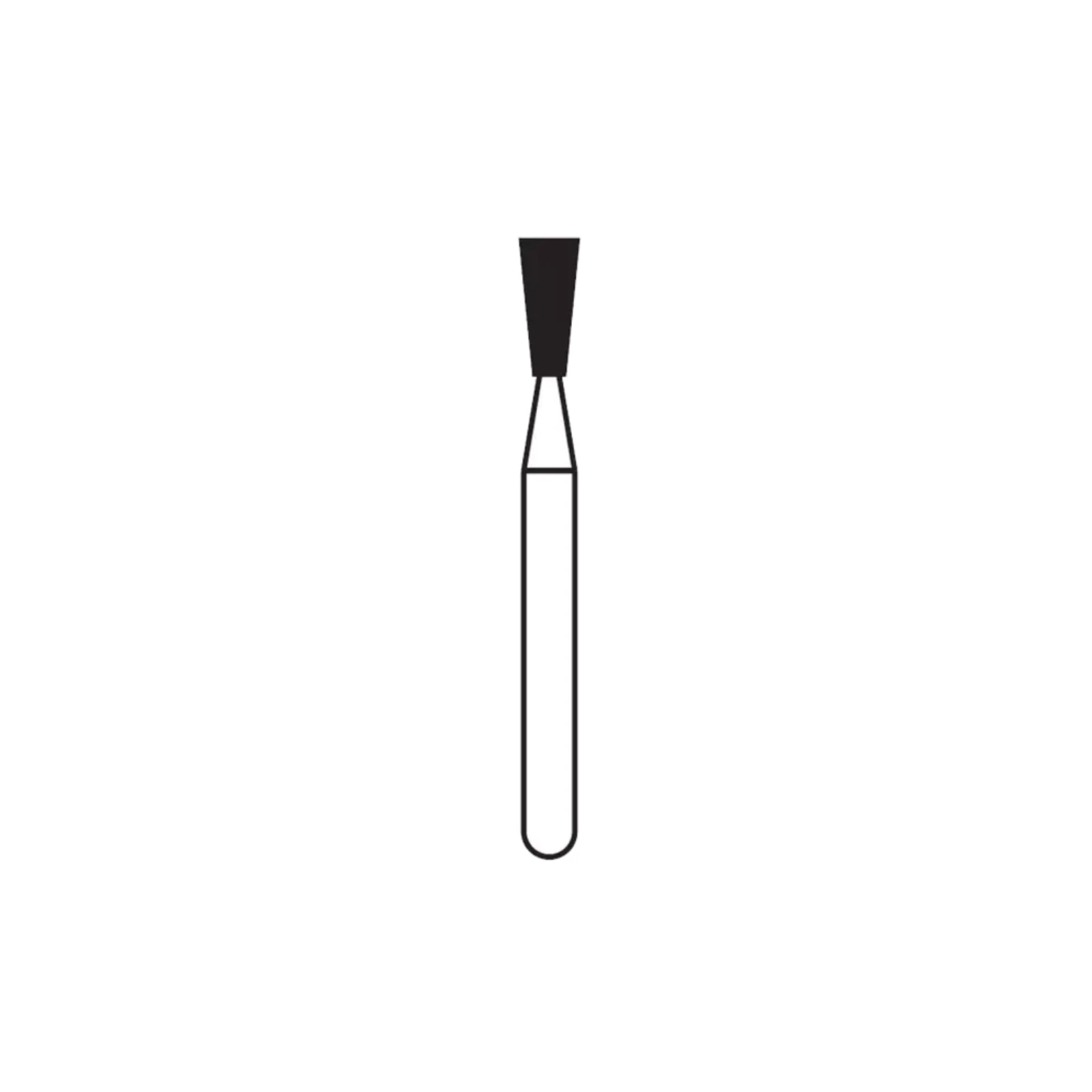 Solo Diamond Single Use Burs, FG, Inverted Cone, #0316.4, 1.6 mm, Coarse, Green, 25/Pk, 807016C thumbnail 3
