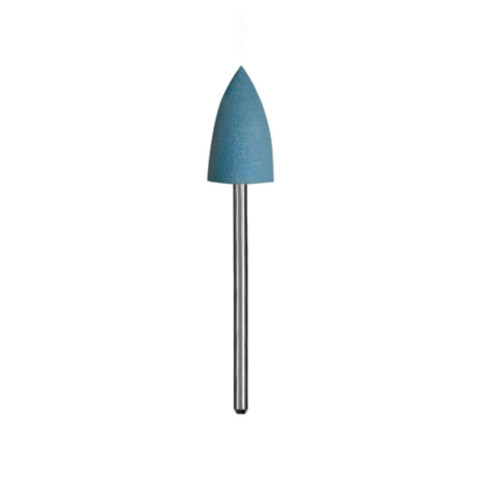 Dedeco Silicone Jumbos Acrylic Polisher, Shape D, Light Blue, Medium Grit, HP 3/32" Shank, 5/Box thumbnail 5