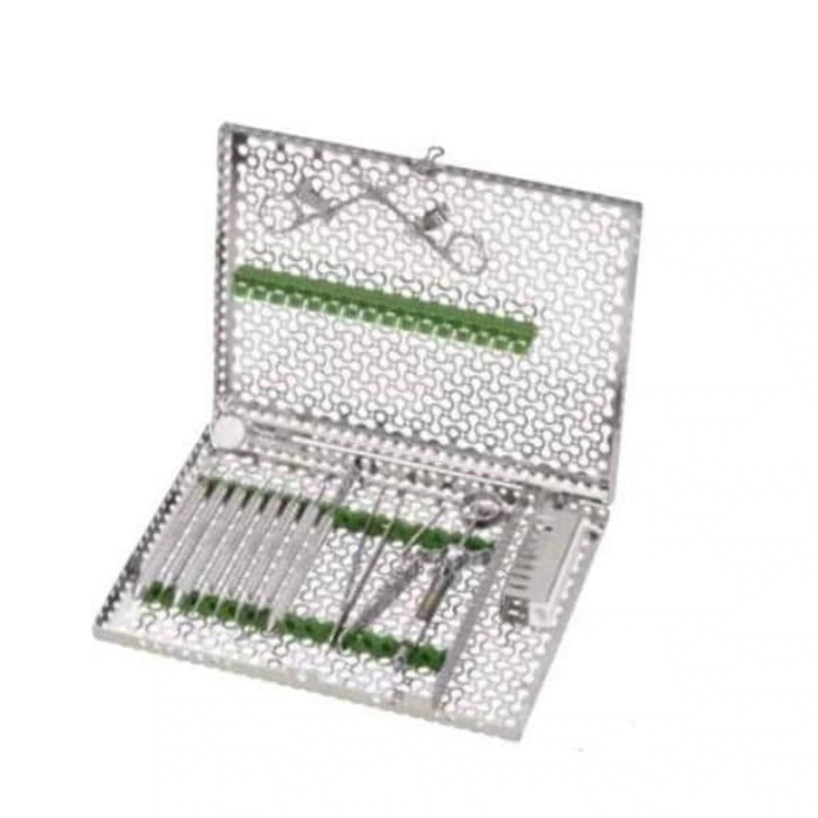IMS® Infinity Series™ Oral Surgery Cassette, Green, 14.5" x 1.25" x 8", IMNOS9 thumbnail 2