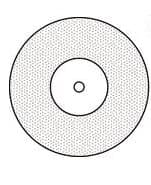 Two Striper Thin-Flex Diamond Disc, Double-Sided, 929-7, 0.28 mm, 50 Microns, 22.2 mm (7/8") Diameter, 1/Pk, 2012657 thumbnail 3