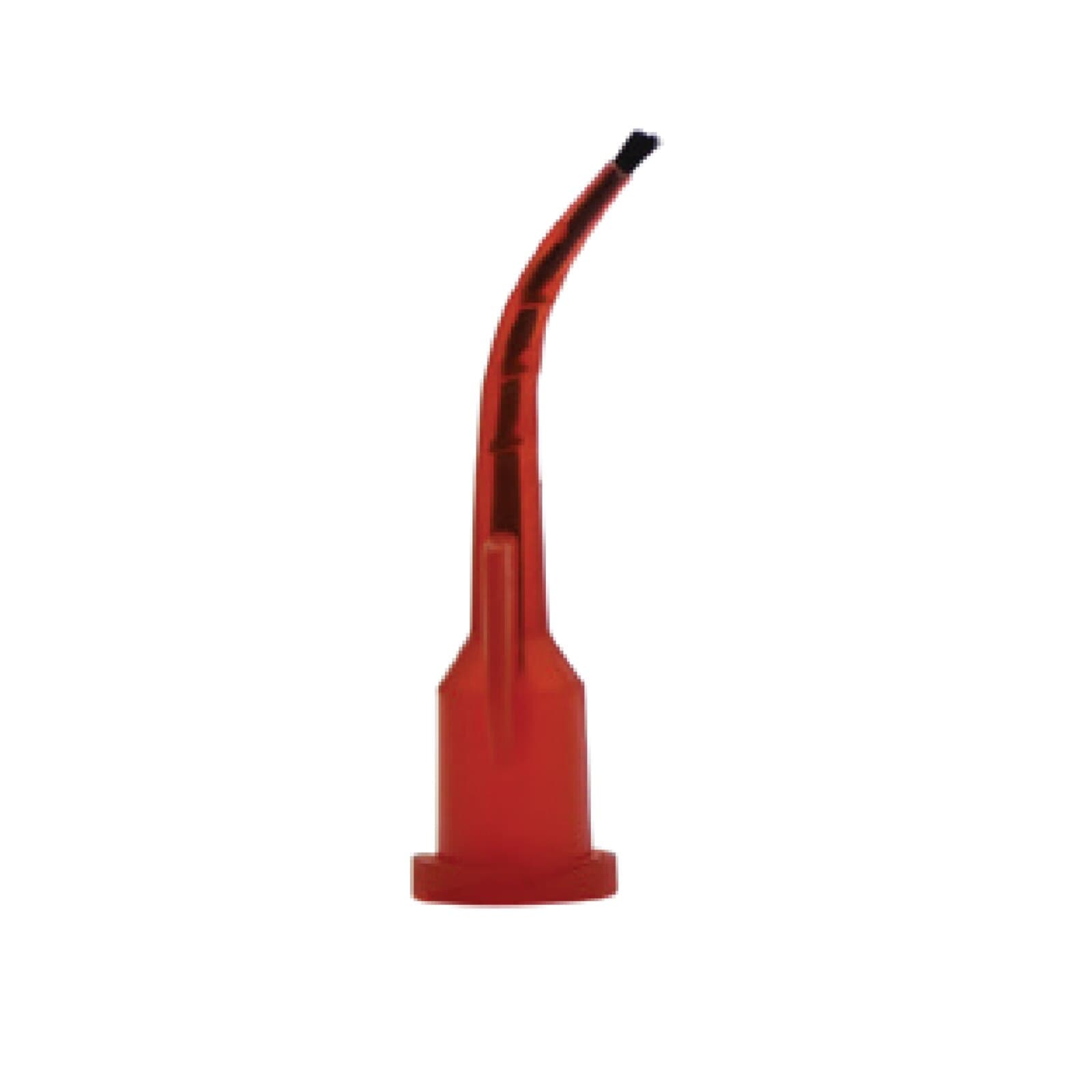 Pac-Dent iFlo Spiral Brush Delivery Tips, Red, 100/Pk - iFlo Delivery Tips Spiral Brush Tip 100/Pk - Image 1