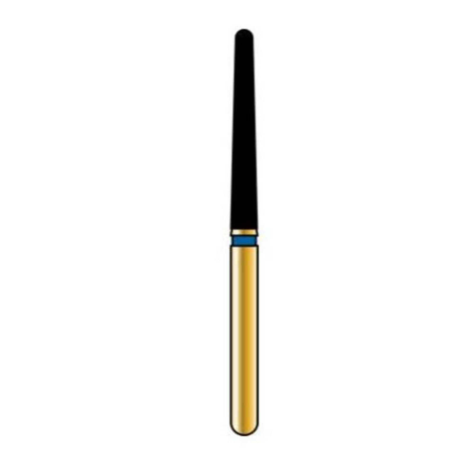 Alpen Multilayer Diamond Bur FG 850L-018 Coarse, Round End Taper, 5/Pk thumbnail 2