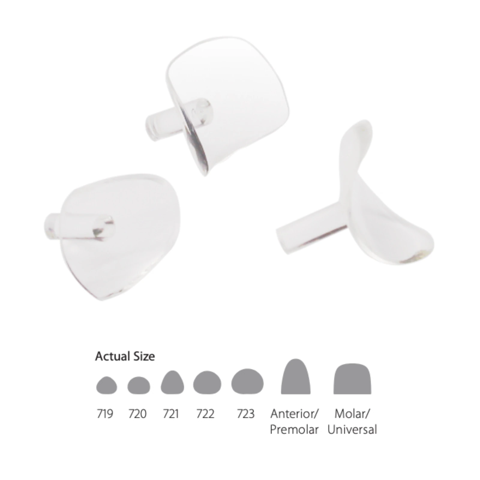 Premier Cure-Thru Clear Cervical Matrices, Anterior/Premolar, 150/Box, 9061017 thumbnail 7