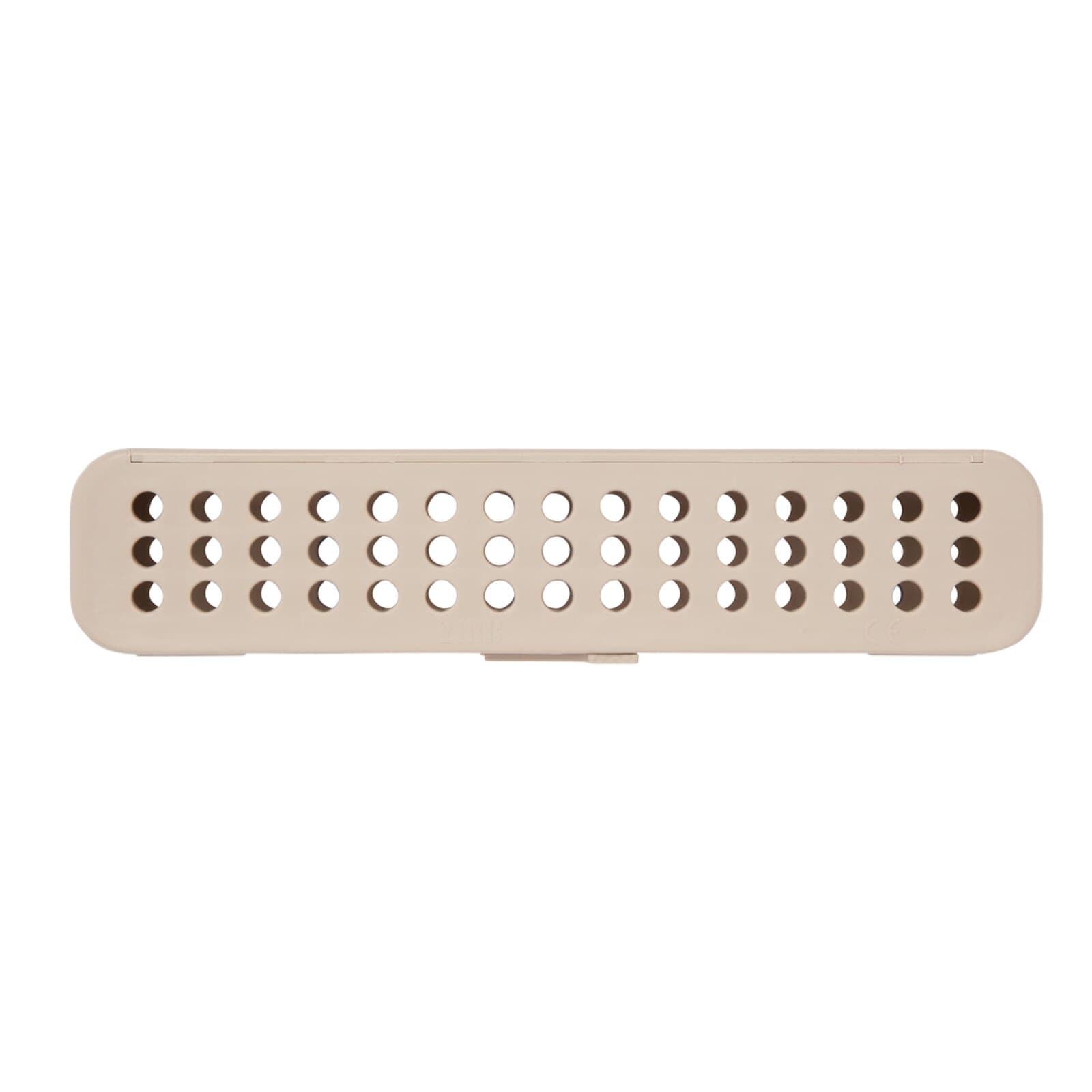 Zirc Steri-Container Compact Cassette, Beige, 7-1/8" x 1-1/2" x 1-1/2", Holds 8-12 Instruments, 50Z905-G thumbnail 3