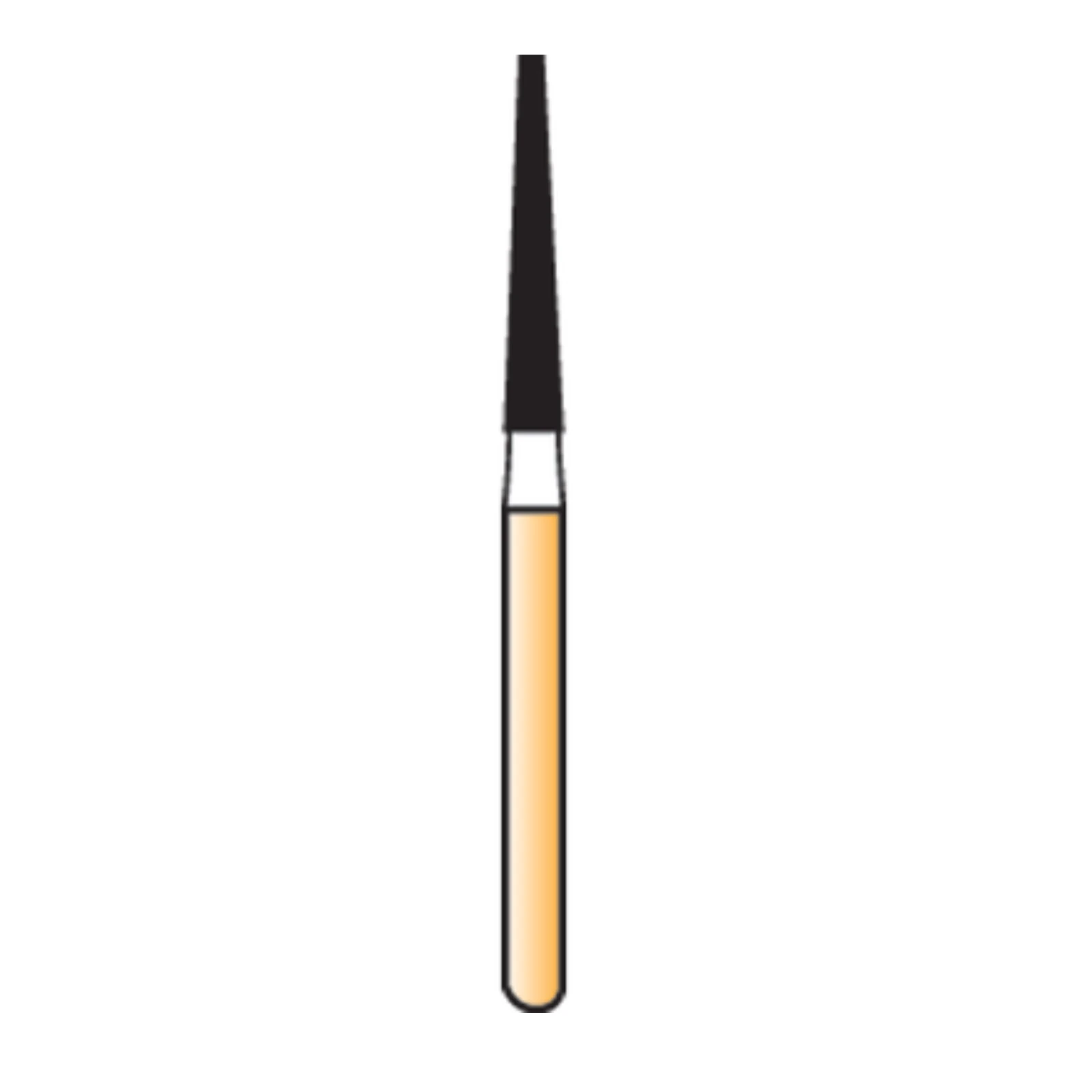 Alpen Carbide Trimming & Finishing Bur, Tapered 12-Flute, Friction Grip, #7204, 1.4 mm Diameter, 5/Pkg - Alpen&reg; Trimming & Finishing Burs - 12-Blade - #7204 - Image 1