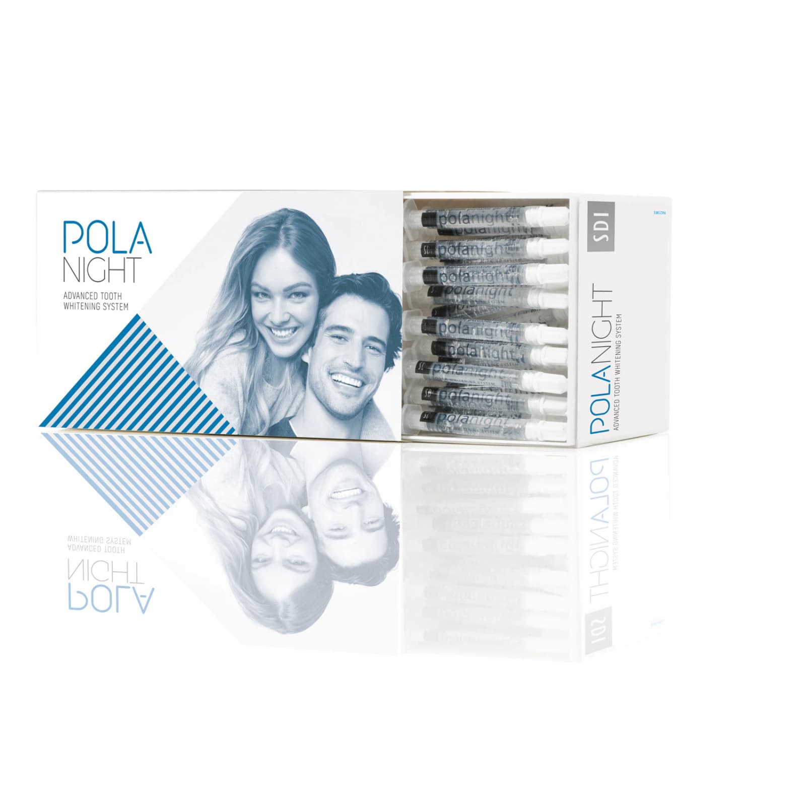 Pola Night Tooth Whitening System, 22% Carbamide Peroxide, Bulk Kit, 1.3 g Syringes, 50/Pk, Spearmint, 7700029 thumbnail 16