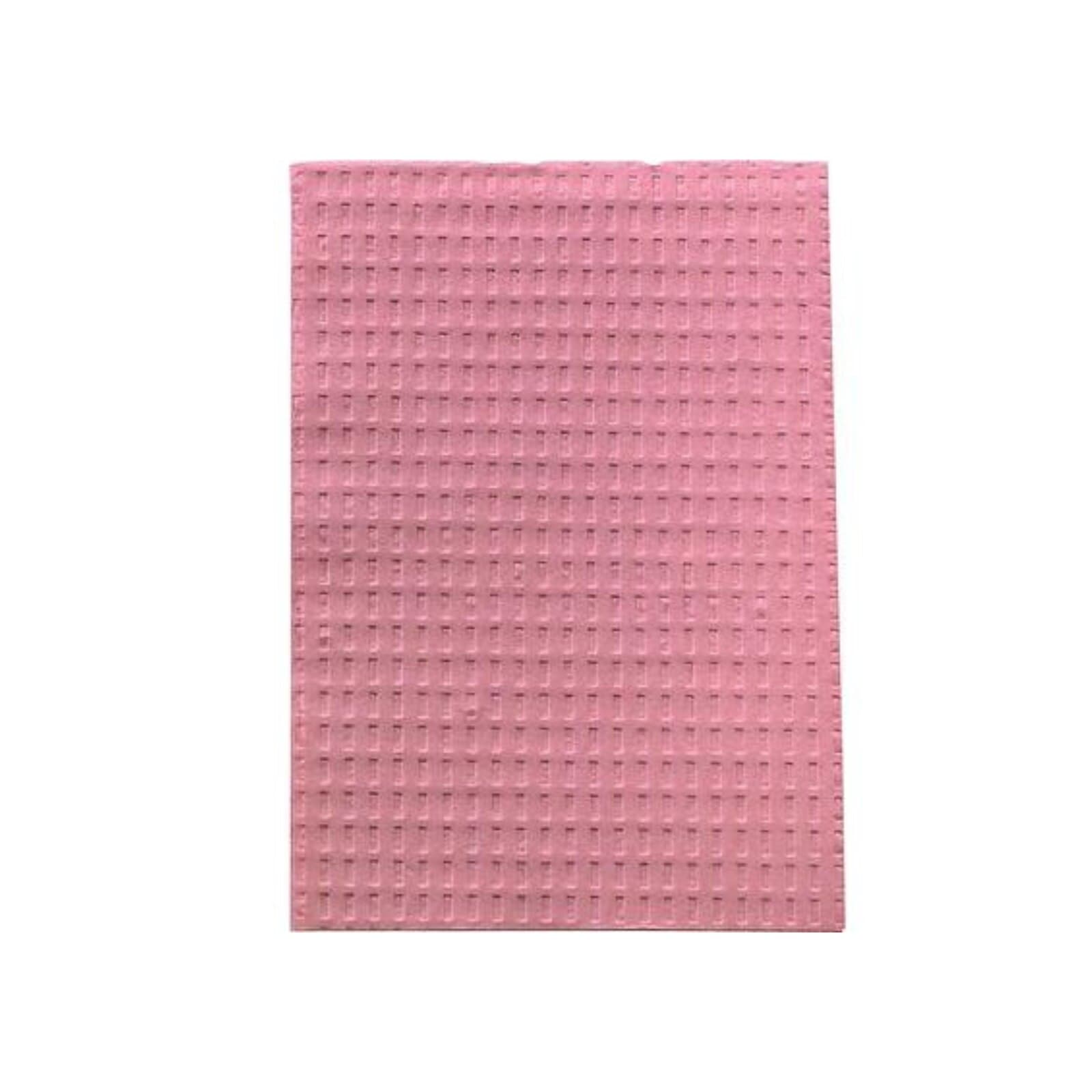 3-Ply Paper Patient Bib, 13x18 Inches, Mauve, 500/Case - Bib 3-Ply Paper 13x18 500/Case Mauve - Image 1