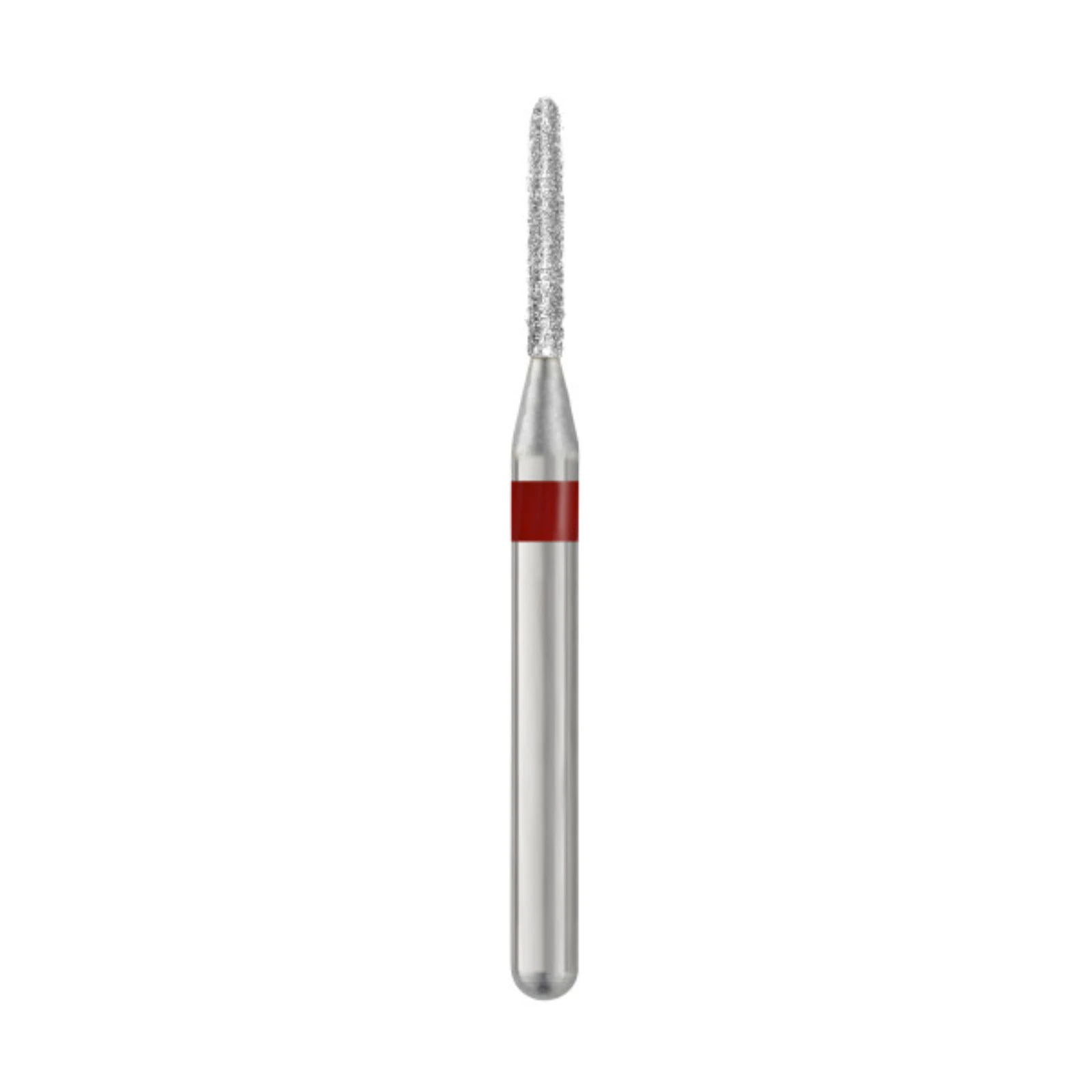SS White Piranha Diamond Bur 877-010F, Fine Grit, Modified Beveled Cylinder, Friction Grip, Single-Use, 25/Pk - Piranha Diamond 877-010F 25/Pk - Image 1