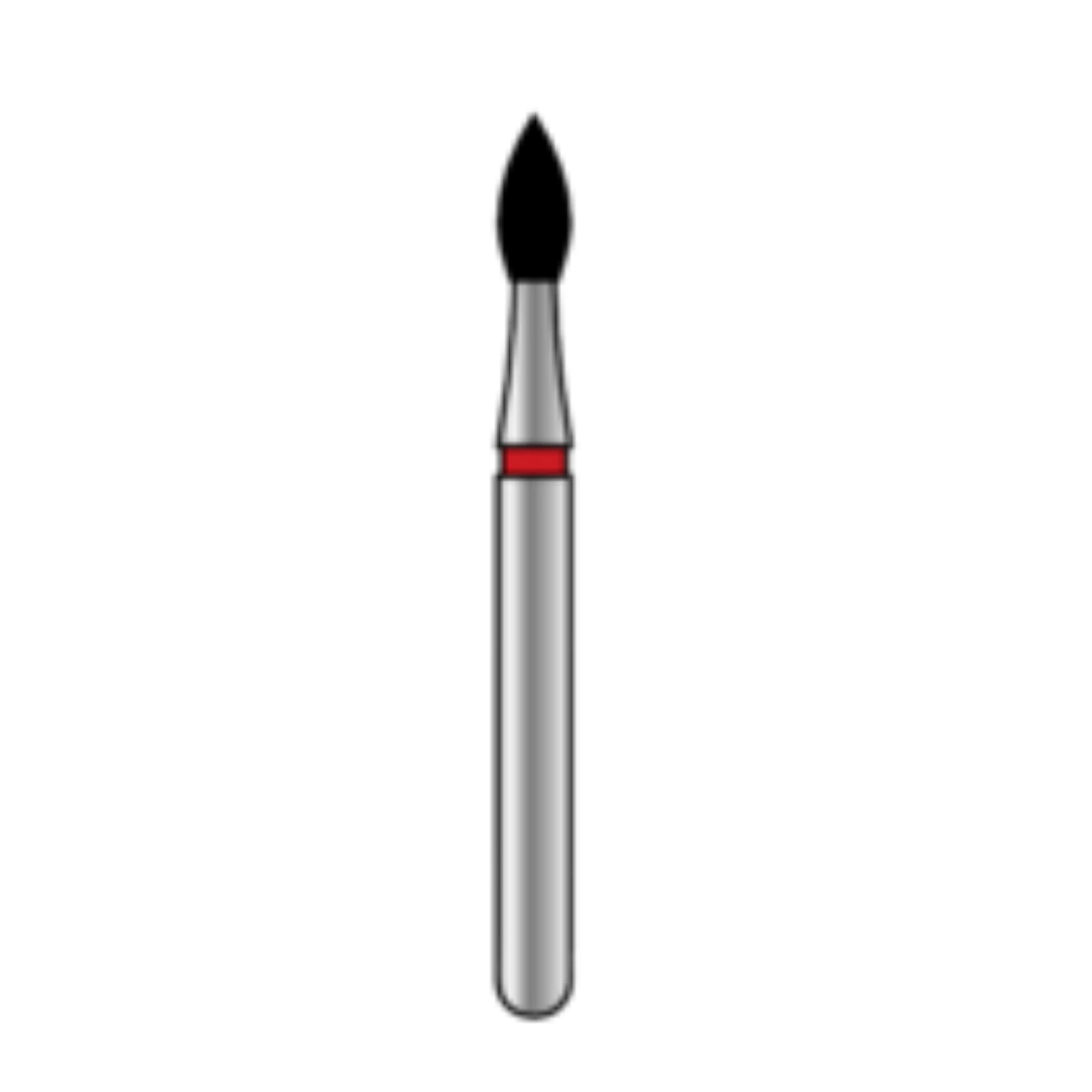 Alpen X1 Single-Use Diamond Bur FG #368-016EF, Football Shape, Extra Fine Grit, Yellow Ring, 1.6mm Diameter, 3.5mm Length, 25/Pkg, X368EF016 - Alpen X1 Single Use Diamonds FG 368-016EF Football 25/Pk - Image 1