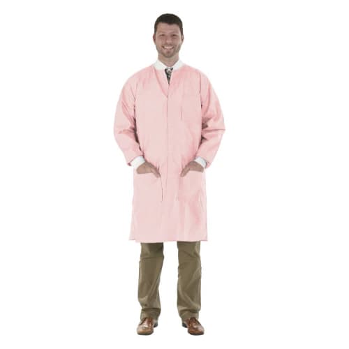 SafeWear High Performance Lab Coat, Pretty Pink, Small, 12/Pack, 8108-A thumbnail 10