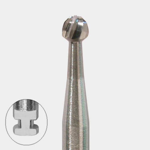 NeoBurr Operative Carbide Burs, RA, Round, #8, 2.3 mm, 50/Pk, RA8 thumbnail 2