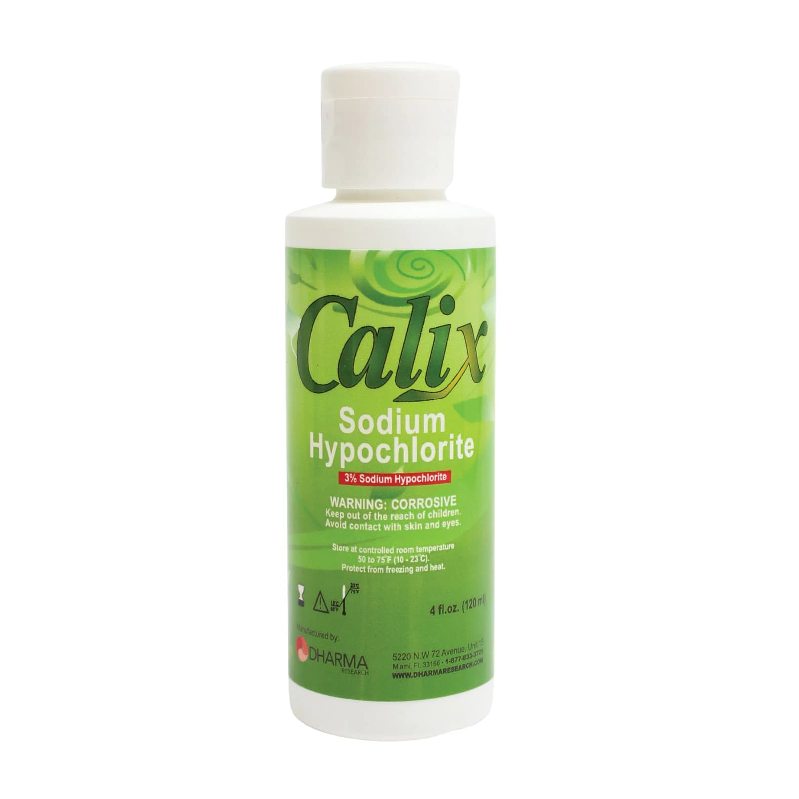 CALIX 3% Sodium Hypochlorite Solution, 120mL Bottle - CALIX 3% Sodium Hypochlorite Solution 120mL - Image 1