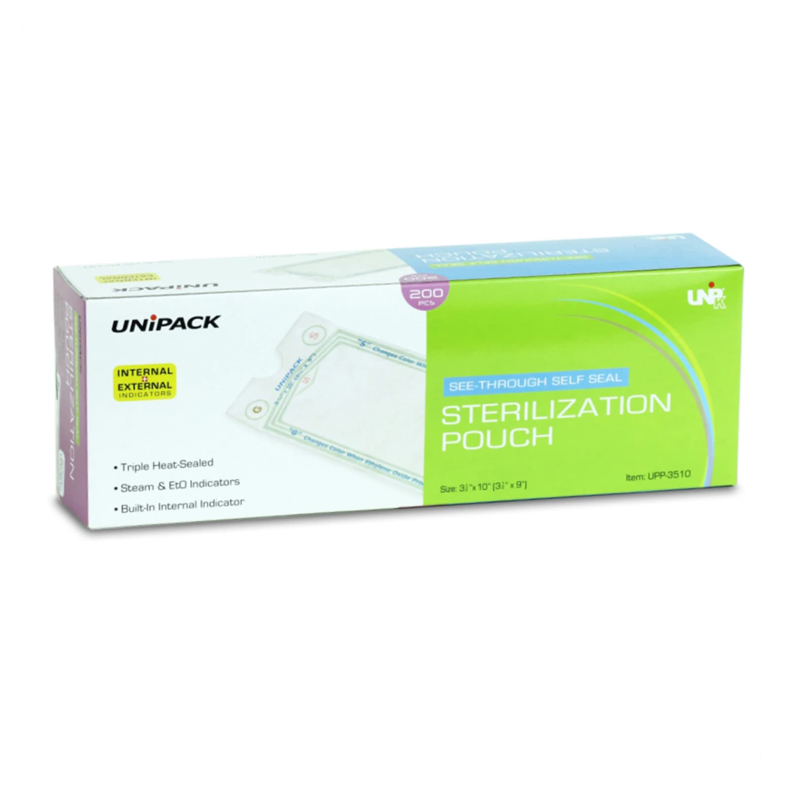 Dukal Unipack Sterilization Pouches, 3.5" x 6.5", Self-Sealing, 200/Box, UPP-3565 thumbnail 7