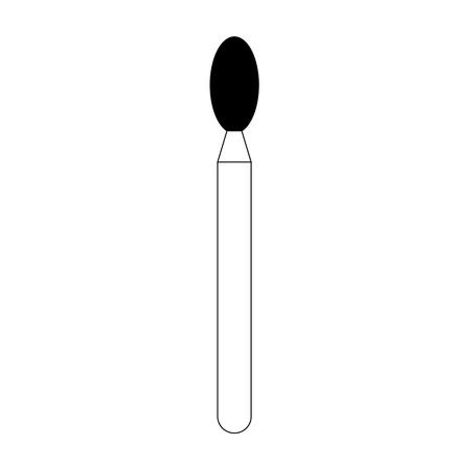 Kerr SimpliCut Single-Use Sterile Diamond Bur, Fine Grit, Football Shape, Friction Grip, 25/Pack, F379-023-D thumbnail 3