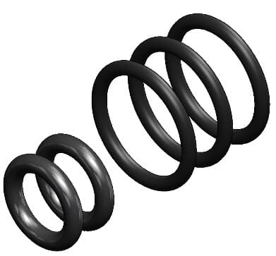 O-Ring Set for Kavo Multiflex Coupler, 1/Pk, OR4011BWK thumbnail 2