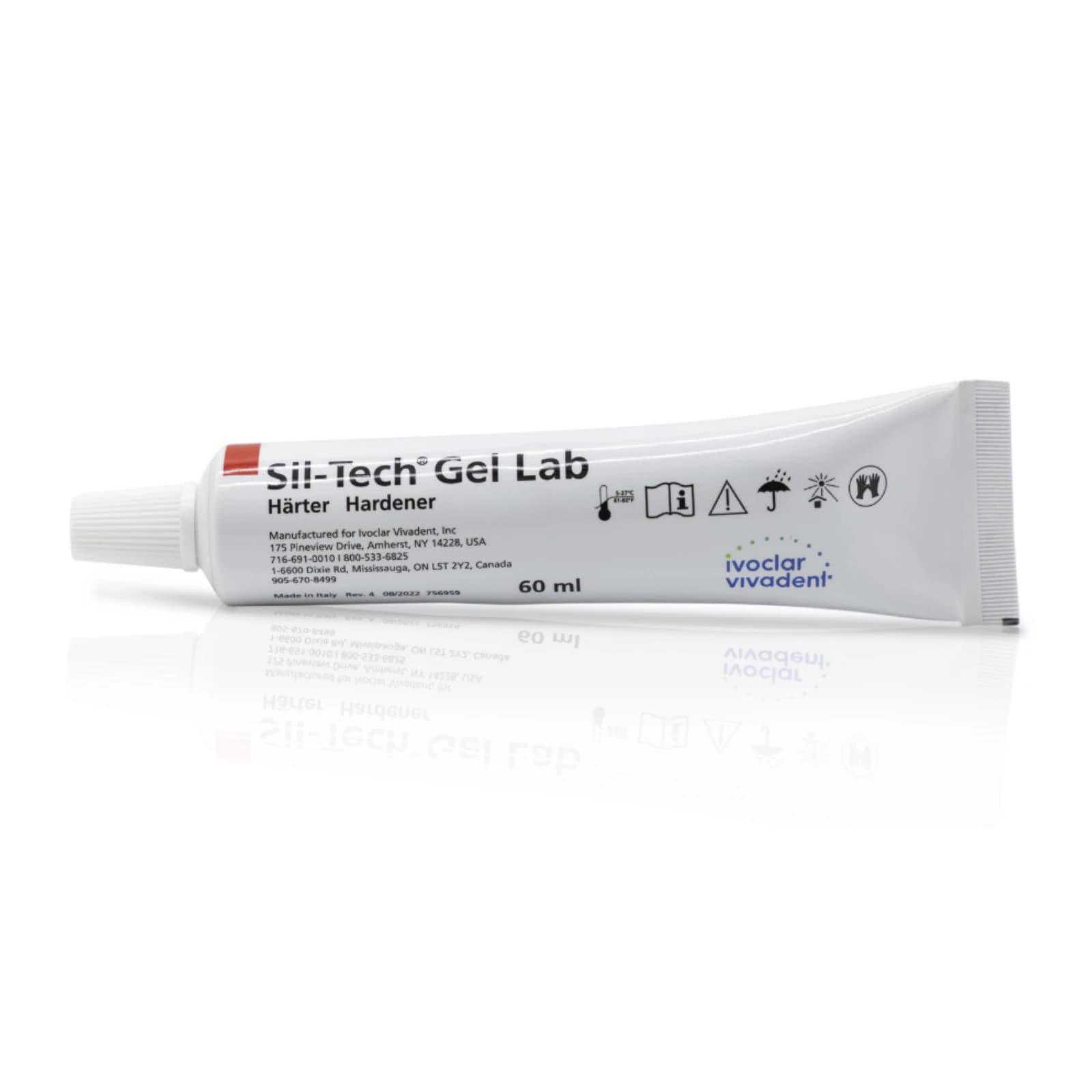 Vivadent Sil-Tech Silicone Gel Hardener, 60mL Bottle - Sil-Tech Silicone Gel Hardener 60mL - Image 1