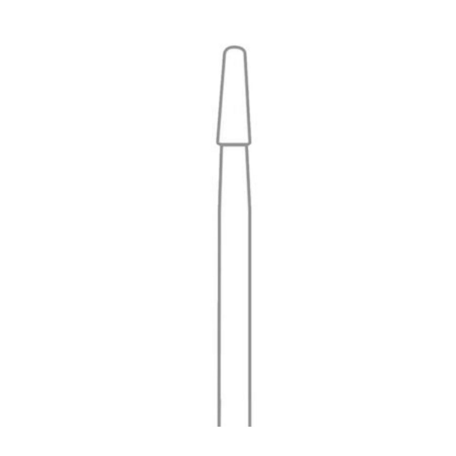 Midwest Operative Carbide Bur, RA Latch, Taper Dome End, #1172, 1.6 mm Diameter, 4.1 mm Length, 10/Pkg, 389194 thumbnail 2