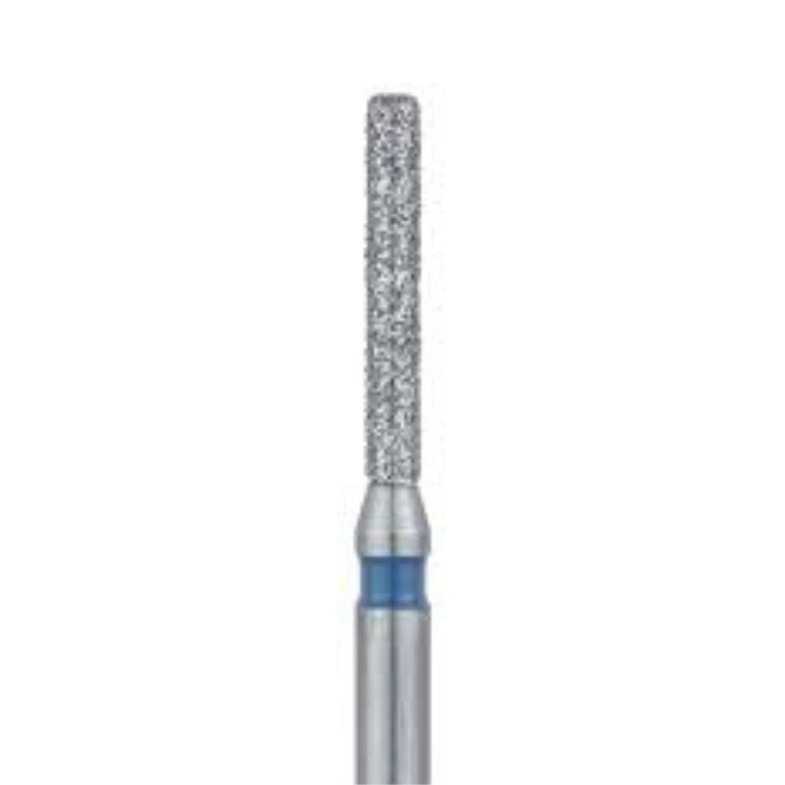 Meisinger 842F-012-FG Fine Diamond Bur, Round Edge Extra Long Cylinder, Friction Grip, 1.2 mm Diameter, 8 mm Working Length, Red Ring, 5/Pk thumbnail 3