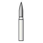 SS White Revelation® Diamond Bur, Flame Shape, Friction Grip, Coarse Grit, 1.4 mm Diameter, 5/Pkg, #860-014C - Revelation® Diamonds – Flame, FG, 5/Pkg - Coarse, Size #860-014-C, 1.4 mm Diameter - Image 1