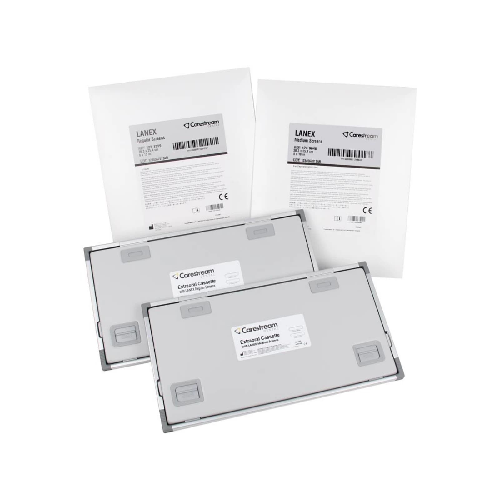 Carestream Extraoral Cassette with LANEX Regular Screens, 15cm x 30cm, C-2, 100-2773 thumbnail 3