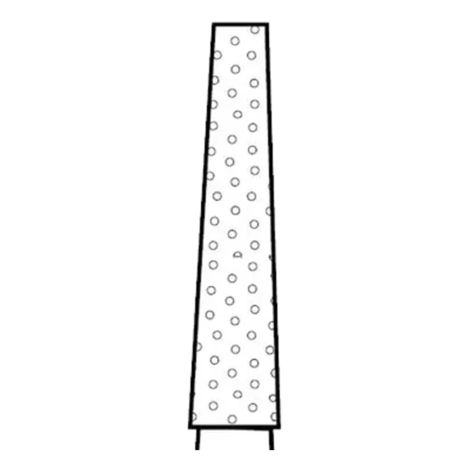 Two Striper Diamond Bur FG, KR Taper Flat End, Coarse, Green, 703.8CKR, 5/Pk, 2015352 thumbnail 7