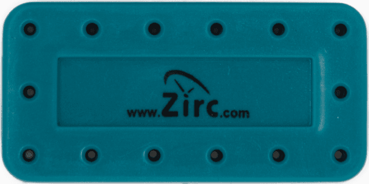 Zirc 14-Hole Magnetic Bur Block, Teal, 50Z403J, 1/Pk thumbnail 3