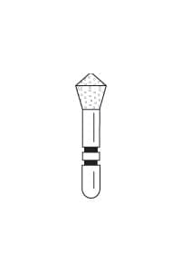 Two Striper® ShortCut™ Diamond Burs FGSS, Acorn, #T1 S (Skooter), Medium, 2.8 mm, Pkg/5, 2015903 thumbnail 2