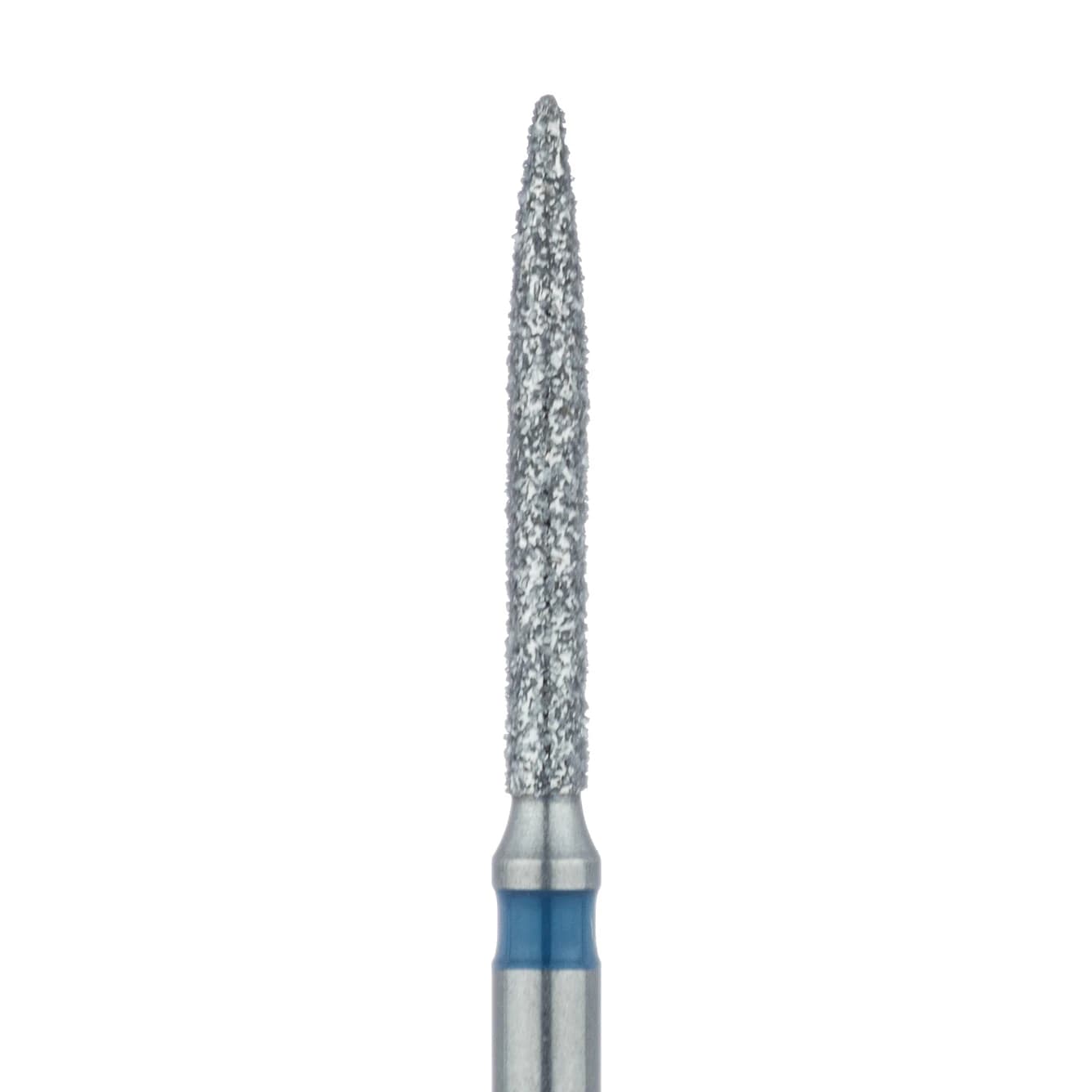 Meisinger 863H-012-FG Diamond Bur, Super Coarse, Black, Long Flame, Friction Grip, 1.2 mm Head Diameter, 10 mm Head Length, 5/Pkg thumbnail 3